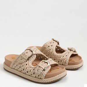 Sam Edelman Reid Buckle Slide Footbed Sandal Size 8